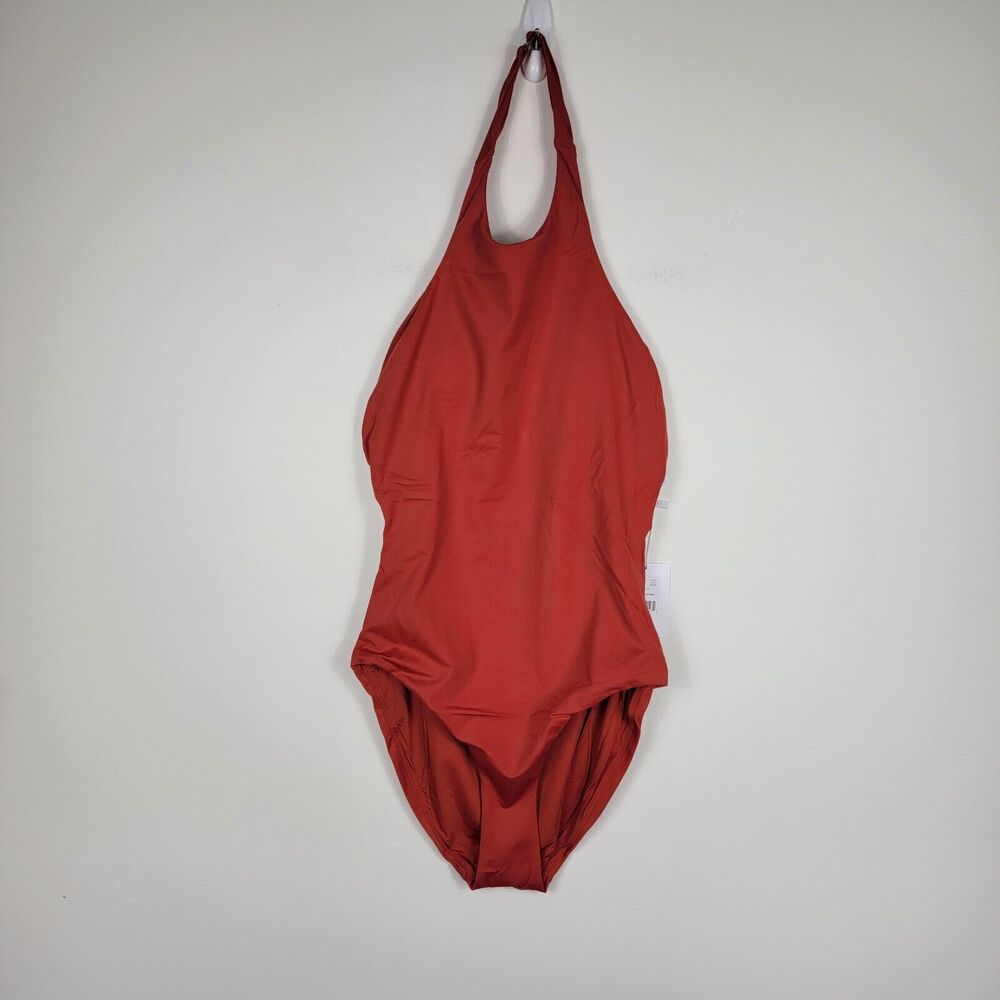 Andie Swim Women's Size Medium The Luzon One Piece Swimsuit Chili Pepper